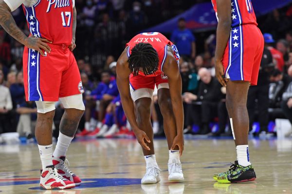 76ers’ Maxey hurts foot; X-rays clear, sources say