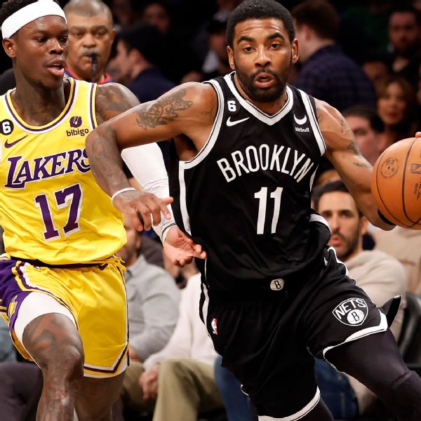 ‘Still dominating’: Kyrie lauds LeBron, leads Nets