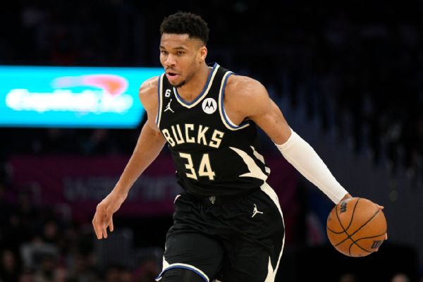 Giannis out for Bucks vs. Nets with sore hand