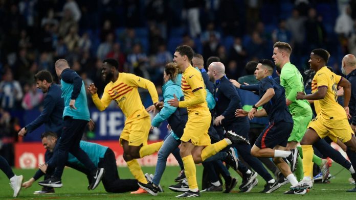 Barca clinch LaLiga title in front of enraged Espanyol fans