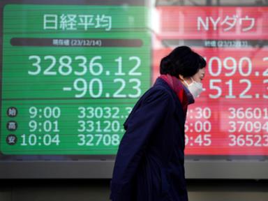 Stock market today: Asian markets churn upward after the Dow ticks to another record high