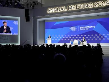 At Davos, Blinken calls a pathway to a Palestinian state a necessity for Israeli security